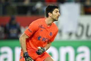 Karlo Letica: un retour sans doute bienvenu dans la cage du Lausanne-Sport. KEYSTONE/GIAN EHRENZELLER